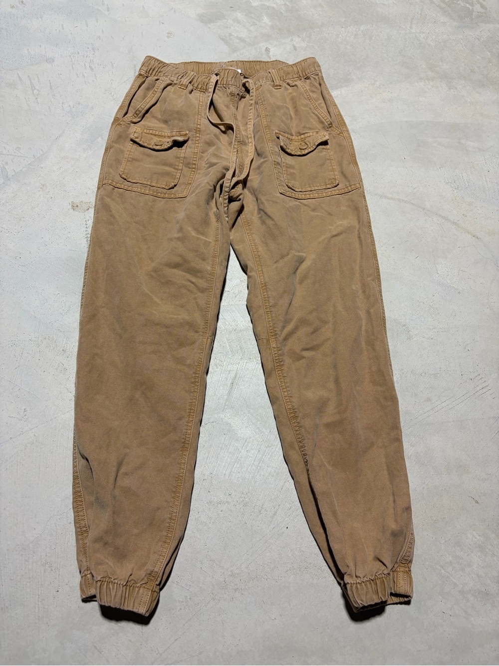 Aerie tan jogger cargo pants XS